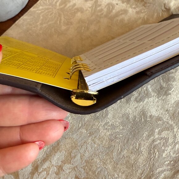 Louis Vuitton Ebene Med. Damier Address/notebook From FRANCE never used - Picture 14 of 16